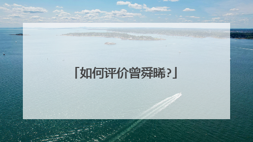 如何评价曾舜晞?