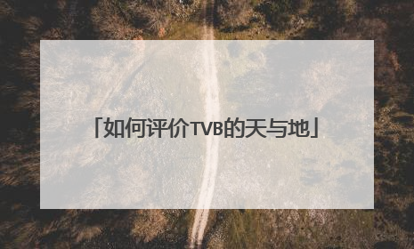 如何评价TVB的天与地