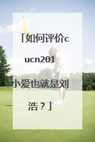 如何评价cucn201小爱也就是刘浩？