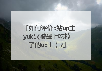 如何评价b站up主yuki(被母上吃掉了的up主）?