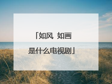 如风 如画 是什么电视剧