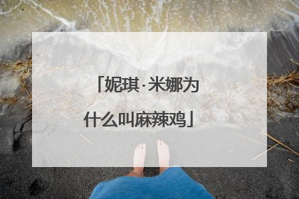 妮琪·米娜为什么叫麻辣鸡