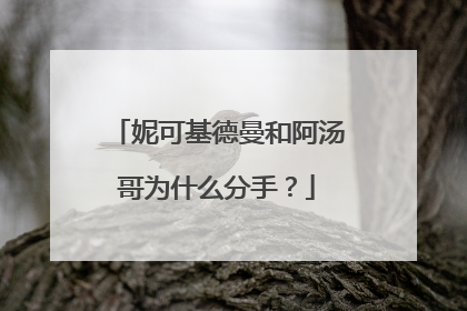 妮可基德曼和阿汤哥为什么分手?