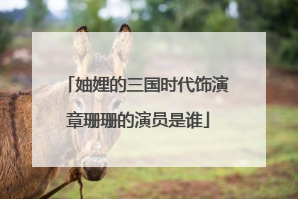 妯娌的三国时代饰演章珊珊的演员是谁