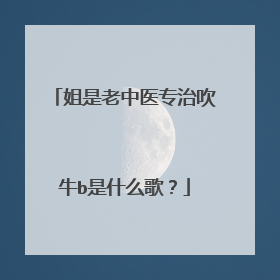 姐是老中医专治吹牛b是什么歌?