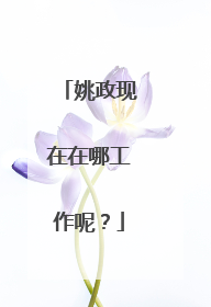 姚政现在在哪工作呢?