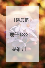 姚晨的现任老公是谁?
