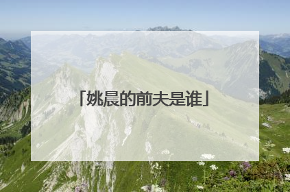 姚晨的前夫是谁