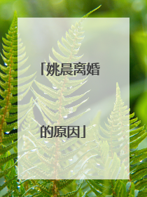 姚晨离婚的原因