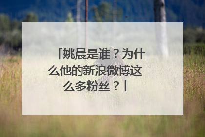 姚晨是谁?为什么他的新浪微博这么多粉丝?