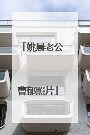 姚晨老公曹郁照片