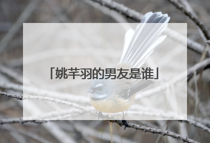 姚芊羽的男友是谁