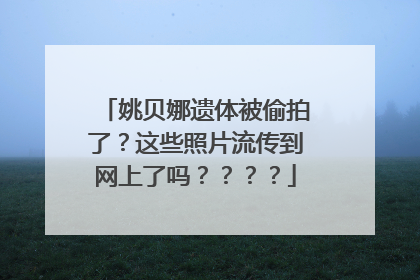 姚贝娜遗体被偷拍了？这些照片流传到网上了吗？？？？