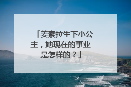姜素拉生下小公主，她现在的事业是怎样的？