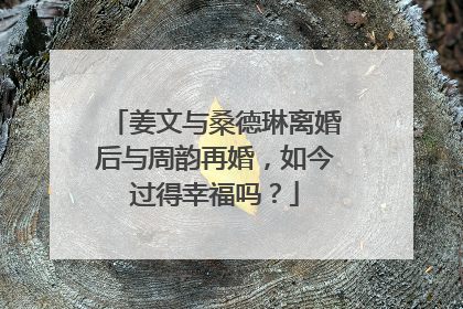姜文与桑德琳离婚后与周韵再婚,如今过得幸福吗?