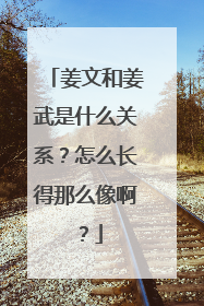 姜文和姜武是什么关系？怎么长得那么像啊？