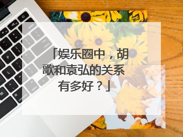 娱乐圈中,胡歌和袁弘的关系有多好?