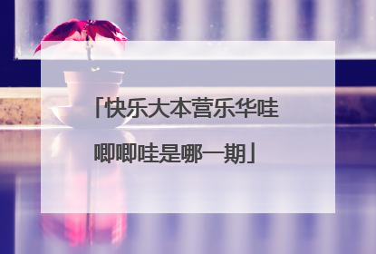 快乐大本营乐华哇唧唧哇是哪一期