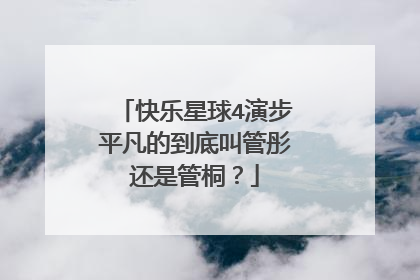 快乐星球4演步平凡的到底叫管彤还是管桐？