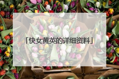 快女黄英的详细资料