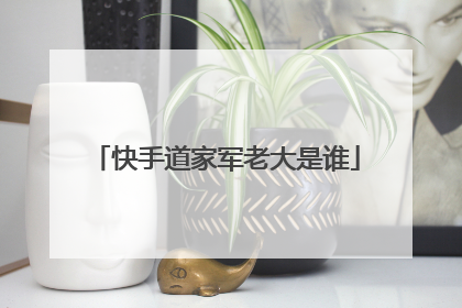 快手道家军老大是谁