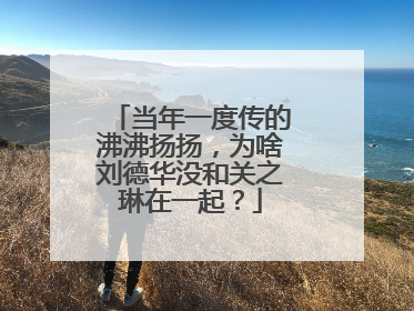 当年一度传的沸沸扬扬，为啥刘德华没和关之琳在一起？