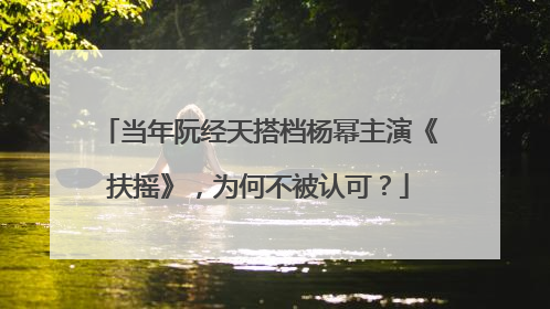 当年阮经天搭档杨幂主演《扶摇》,为何不被认可?