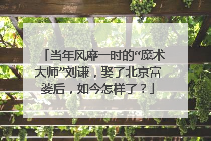 当年风靡一时的“魔术大师”刘谦,娶了北京富婆后,如今怎样了?