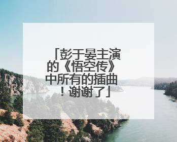 彭于晏主演的《悟空传》中所有的插曲!谢谢了