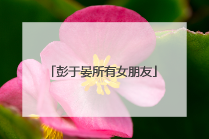 彭于晏所有女朋友