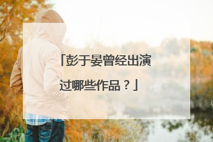 彭于晏曾经出演过哪些作品?