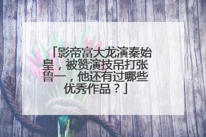 影帝富大龙演秦始皇，被赞演技吊打张鲁一，他还有过哪些优秀作品？