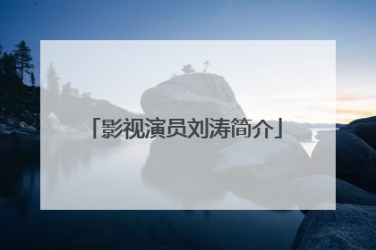 影视演员刘涛简介