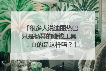 很多人说迪丽热巴只是杨幂的赚钱工具，真的是这样吗？