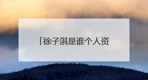 徐子淇是谁个人资料简介 徐子淇为什么要捐百万租船
