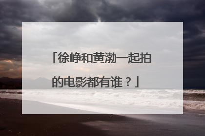 徐峥和黄渤一起拍的电影都有谁？