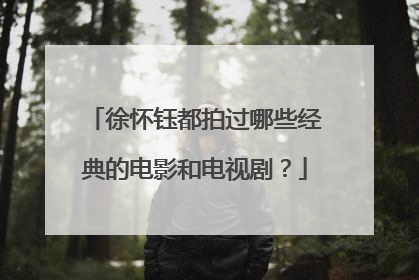 徐怀钰都拍过哪些经典的电影和电视剧?