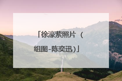 徐濠萦照片 (组图-陈奕迅)
