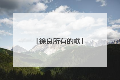 徐良所有的歌