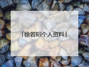 徐若瑄个人资料