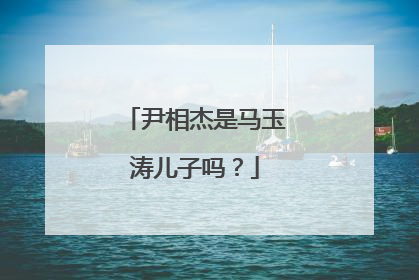 尹相杰是马玉涛儿子吗？