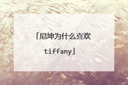 尼坤为什么喜欢tiffany