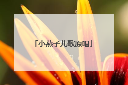 小燕子儿歌原唱