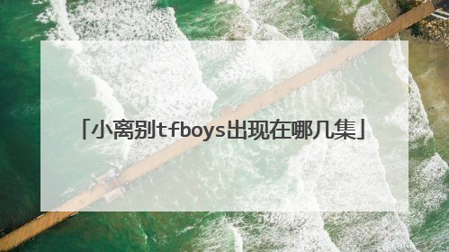 小离别tfboys出现在哪几集