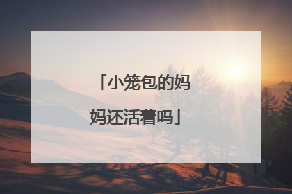 小笼包的妈妈还活着吗