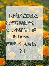 小红莓主唱之死警方曝调查进度，小红莓主唱Dolores有哪些个人经历？