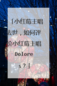 小红莓主唱去世，如何评价小红莓主唱Dolores？