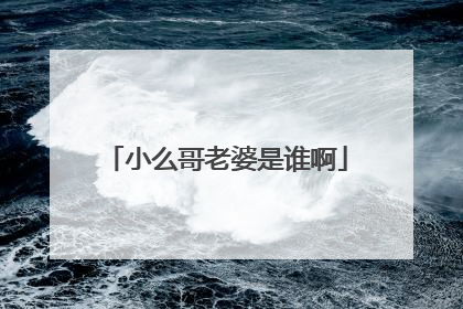 小么哥老婆是谁啊