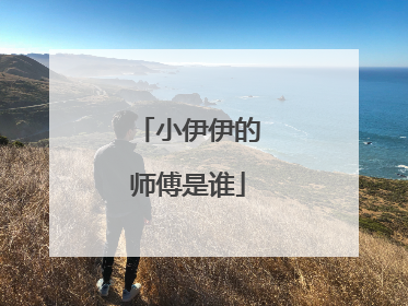 小伊伊的师傅是谁
