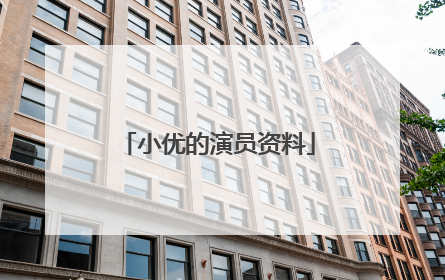 小优的演员资料